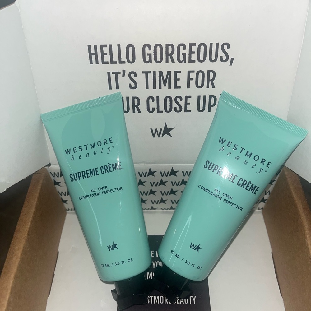 Westmore Beauty Supreme Crème Mint Green Tubes (Light & Medium)